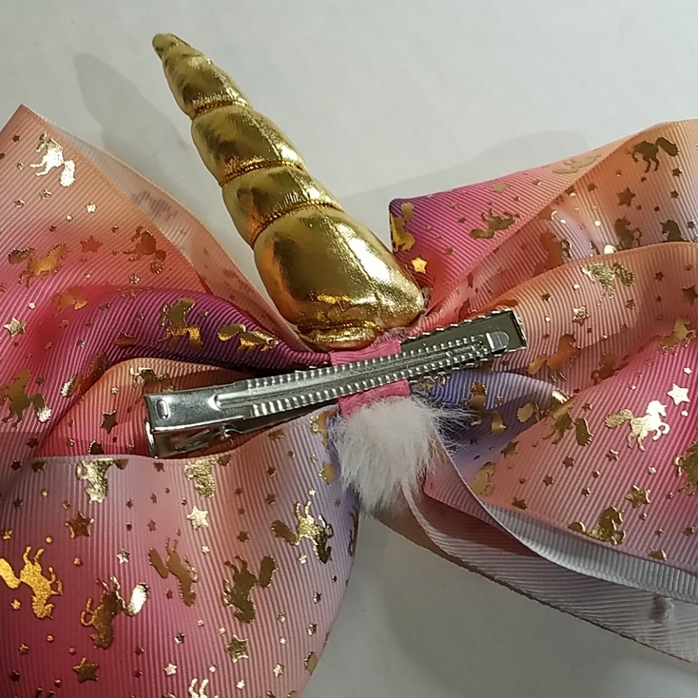 Jojo siwa unicorn bow  b176 - Picture 4 of 4